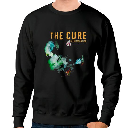 The Cure Shirt Disintegration,  The Cure Rock Band Sweatshirt