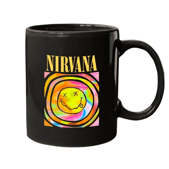 Nirvana Smiley Face Mugs, Smiley Face Pink Mugs