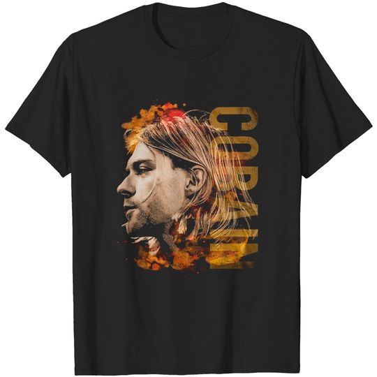 Kurt Cobain Side View Nirvana In Utero Rock Official Tee T-Shirt Mens Unisex