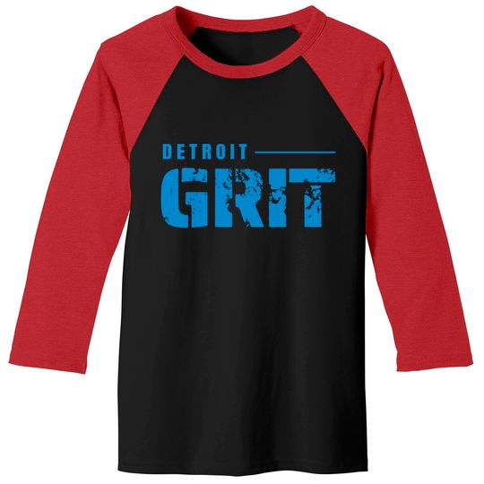 Detroit GRIT - Detroit Lions Baseball Tees