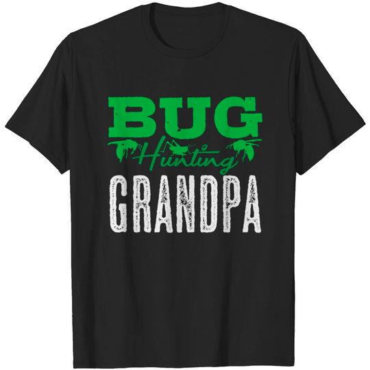 Beetle Hunting Grandpa | Granddad Insects Insect T-shirt