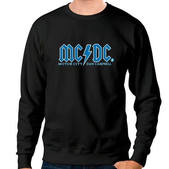 Detroit Lions MCDC Motor City V-Neck Sweatshirts, Dan Campbell Muscle