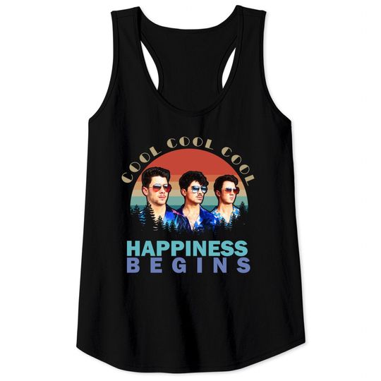 Jonas Brothers shirt vintage retro design Tank Tops
