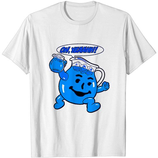 cool blue kool aid guy oh yeah! t-shirt