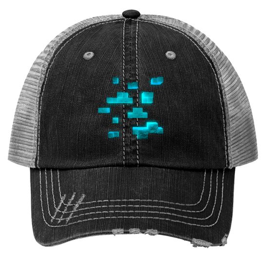 Diamond Ore - 3D - Minecraft - Trucker Hats