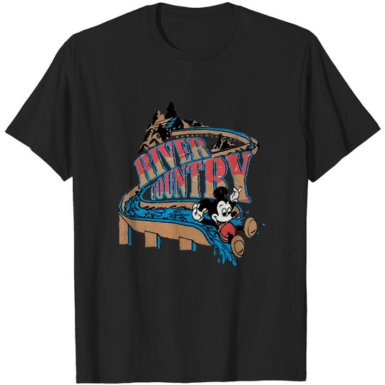 Vintage Mickey River Country Disney World shirt