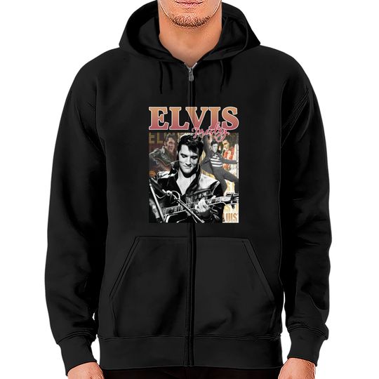 Elvis Presley Zip Hoodies, Elvis Presley 2022 Movie Zip Hoodies