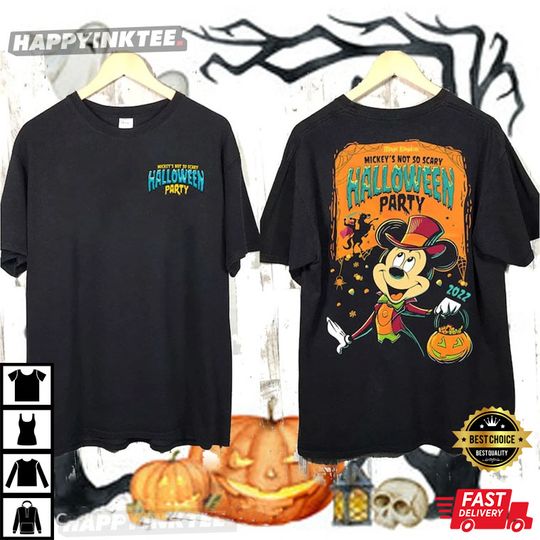 disney halloween shirt - mickey's not so scary party
