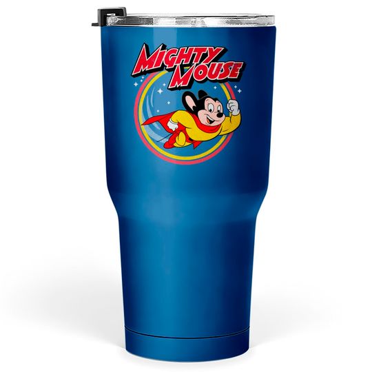 Distressed Mighty Mouse - Mighty Mouse - Tumblers 30 oz