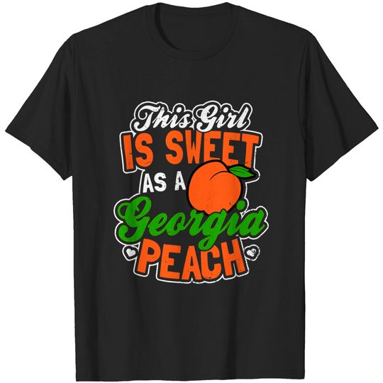 Georgia Peach Shirt - Georgia Peach - T-Shirt