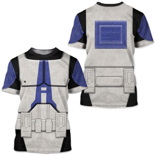 Star Wars Costume, The 501st Legion Shirt, Clone Trooper Costume 3D T-shirt
