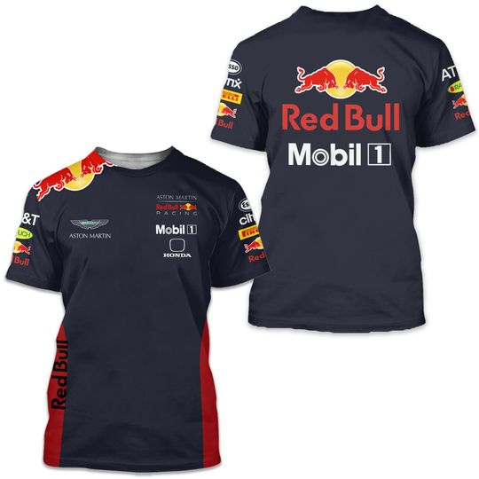 Red Bull T-shirt 3D printing, Red Bull Racing