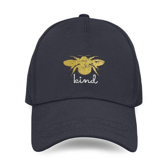 Vintage Be Kind - Bumblebee Bee Kind Kindness Baseball Cap