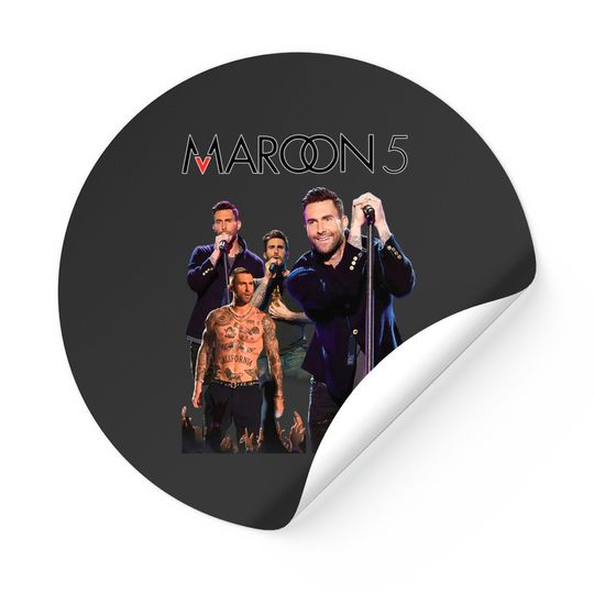Maroon 5 Adam Levine Adam Noah Levine 90s Vintage Stickers funny heavy metal Stickers Gift for men, women Unisex Stickers