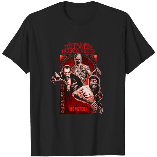 Halloween HN 2022 Universal Monsters: Legends Collide T-shirt