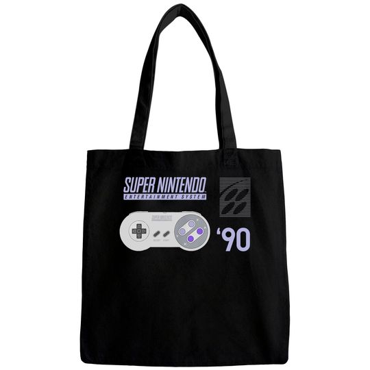 Nintendo Super Nintendo Controller 90 Graphic T-Shirt Bags