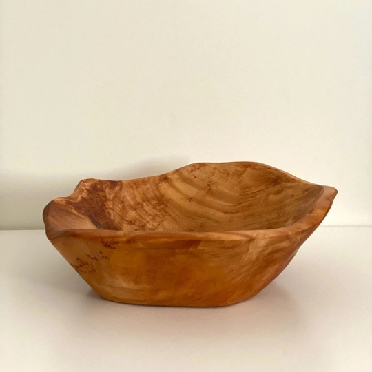 Handmade Wooden Bowls For Storing Fruits, Kitchen Decor Item