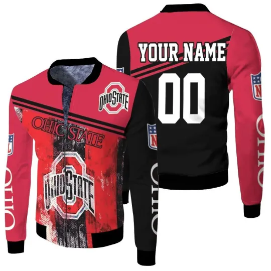 Ohio State Football Ohio State Buckeyes Legend Football Team Champions Personalized Bomber Jacket