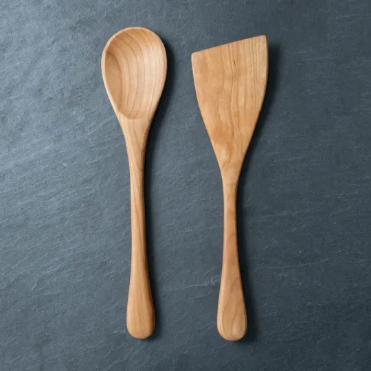 Handmade Wooden Spoon Kitchen Utensil Set