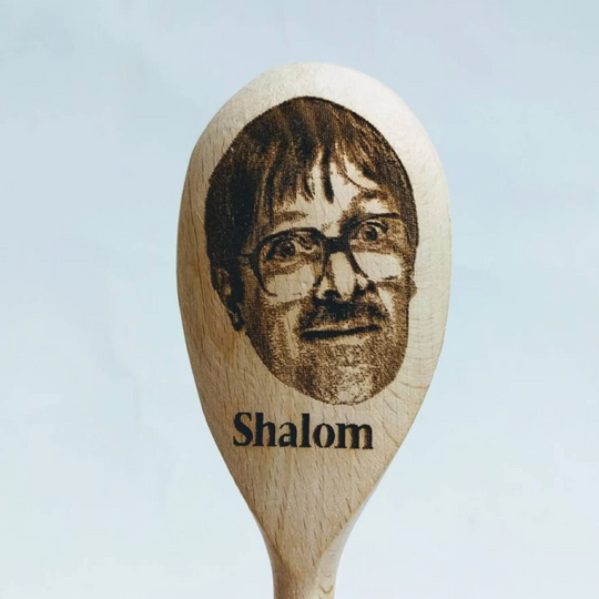 Shalom / Mark Heap wooden spoon
