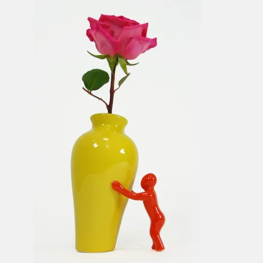 Little Guy Vase, Ceramic Flower Vase Décor