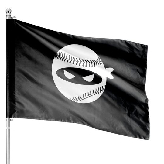 Ninja Baseball Lover Pitching Pullover House Flags