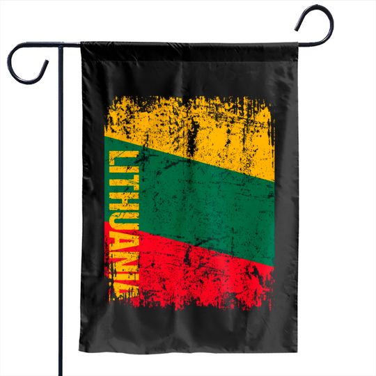 Lithuania Flag Vintage Distressed  Garden Flags