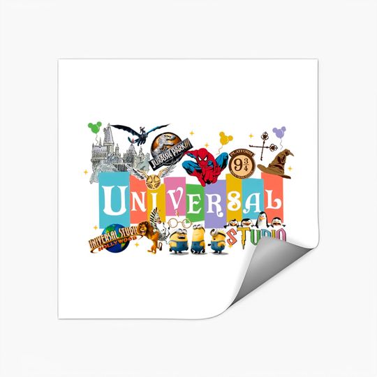 Universal Studios Stickers, Universal Studios Family Vacation Stickers, Universal Trip Stickers