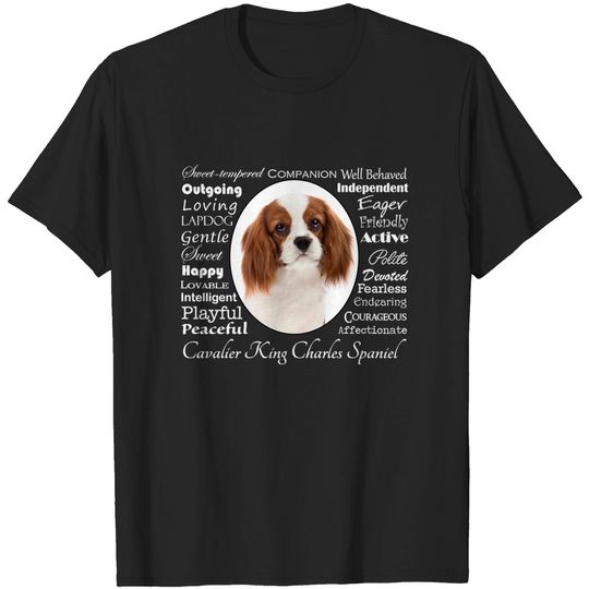 Spaniel Traits - Cavalier King Charles Spaniel - T-Shirt