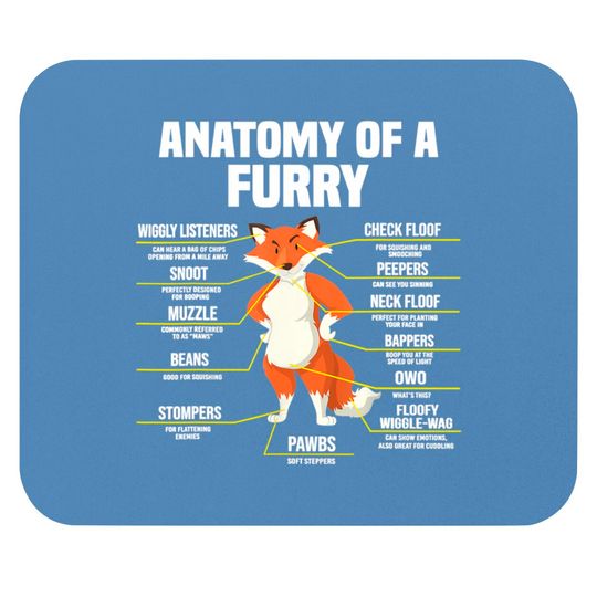 Cute Furry Mouse Pads Anatomy Of A Furry Fandom Furries Cute Sweet Funny Gift
