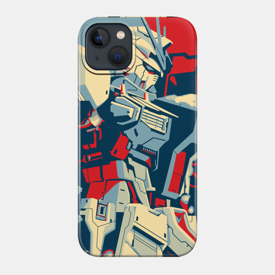 Nu Gundam Popart - Gundam - Phone Case
