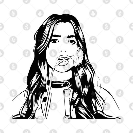 Dua Lipa Art T-Shirt