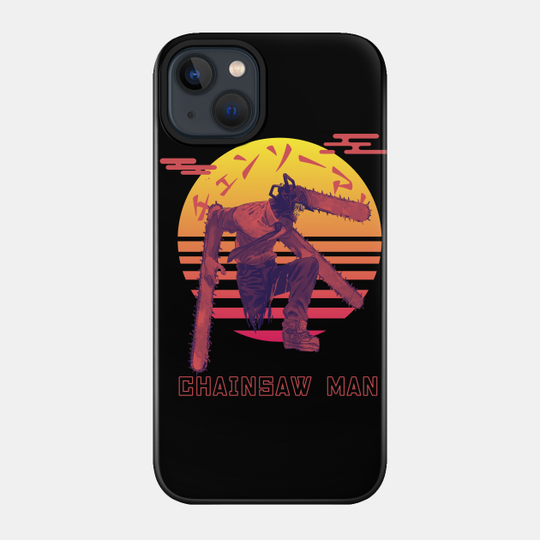 Chainsaw Sunset - Chainsaw - Phone Case