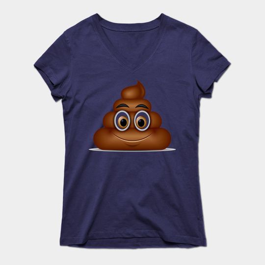 Smiling poop emoji - Poop Emoji - T-Shirt