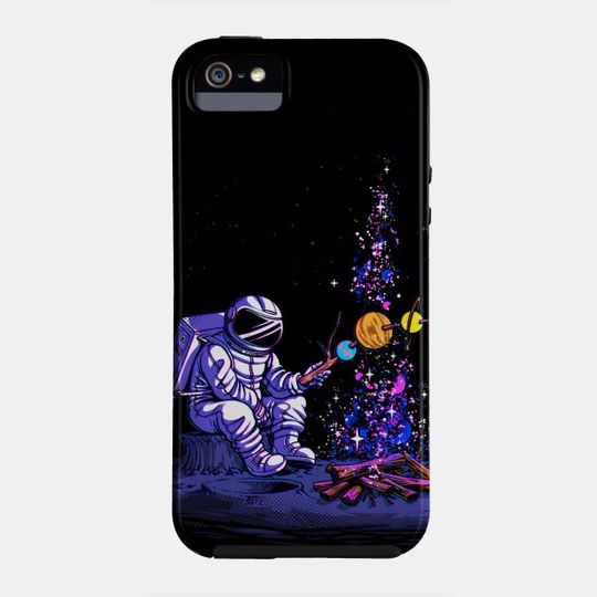 Moon Camping - Astronaut - Phone Case