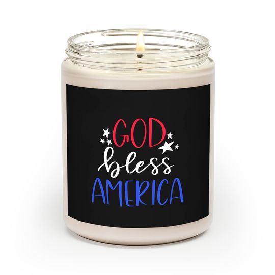Patriotic USA shirt - God Bless America Scented Candles Scented Candles