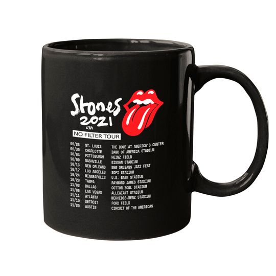 The Rolling Stone 2021 Tour Song Mugs
