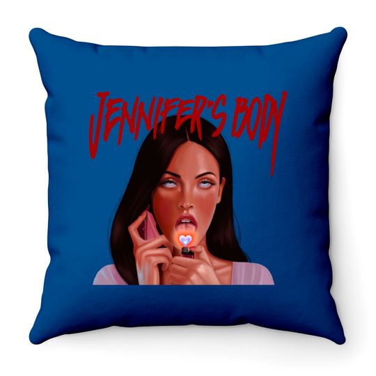 Jennifer’s Body Megan Fox Horror Movie Throw Pillows