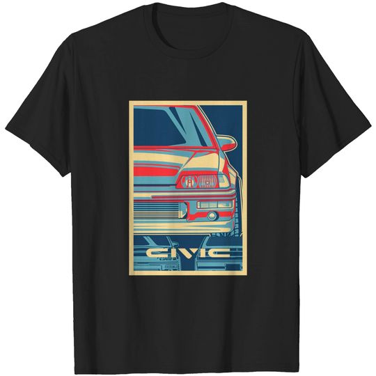 vintage civic - Civic Ef - T-Shirt