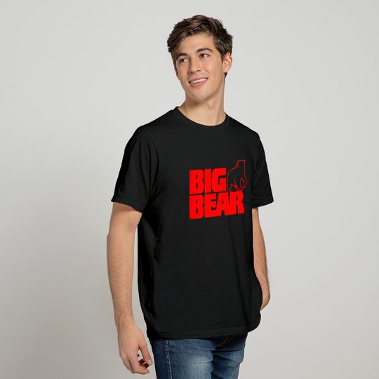 Vintage Faded Style Big Bear Logo Design - Big Bear - T-Shirt