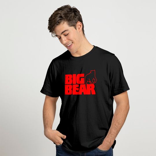 Vintage Faded Style Big Bear Logo Design - Big Bear - T-Shirt