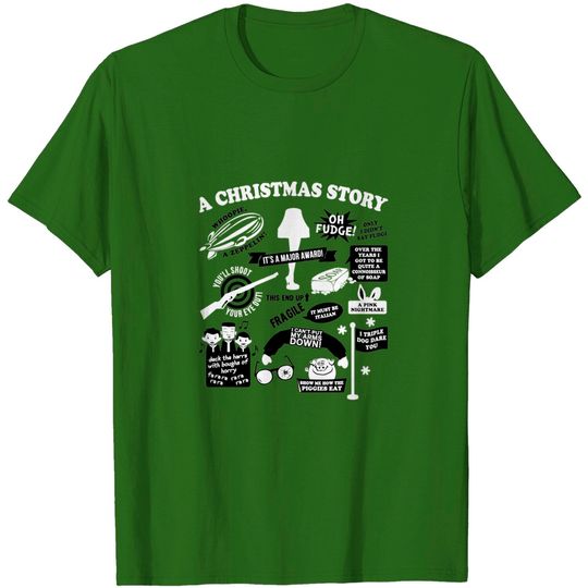 Christmas Story Quotes - A Christmas Story Movie - T-Shirt