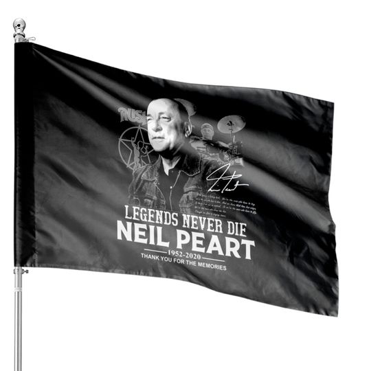 Neil Peart Legends Never Die House Flags