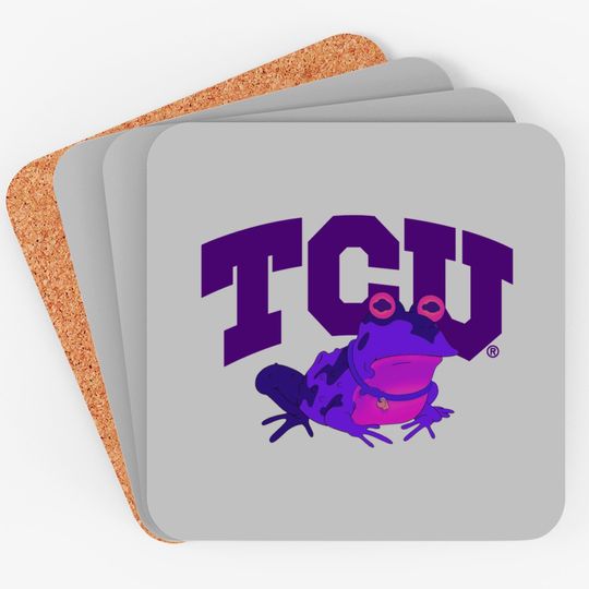 TCU HYPNOTOAD Coasters, Frogs Hypnotoad Coasters