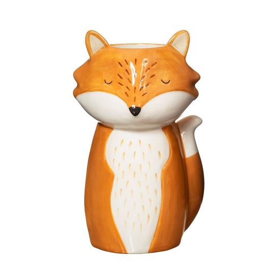 Fox Shaped Ceramic Vase