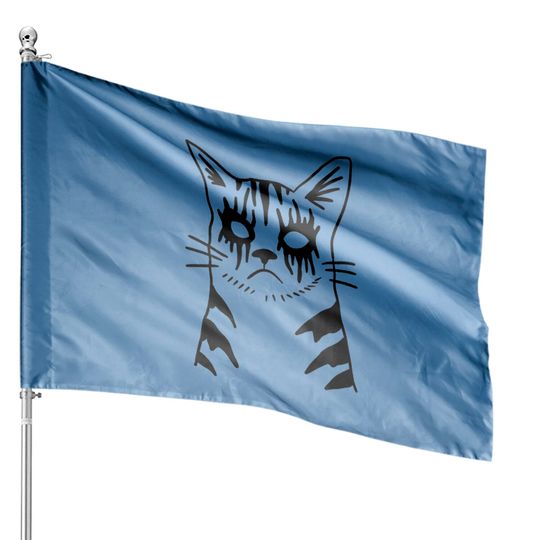 Metal Cat - Metal - House Flags
