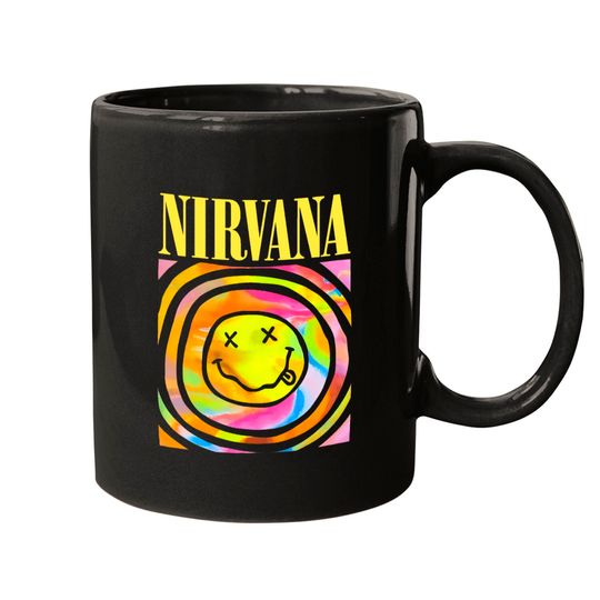 smiley Nirvana Mugs, Nirvana Smiley Face Mugs