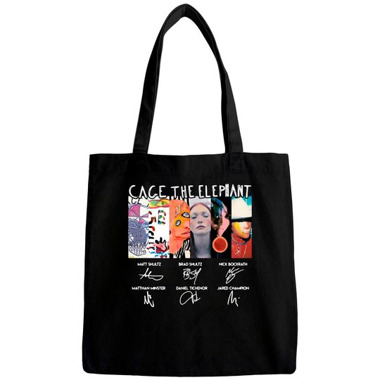 Cage The Elephant Signatures Bags, Cage The Elephant Melophobia Graphic