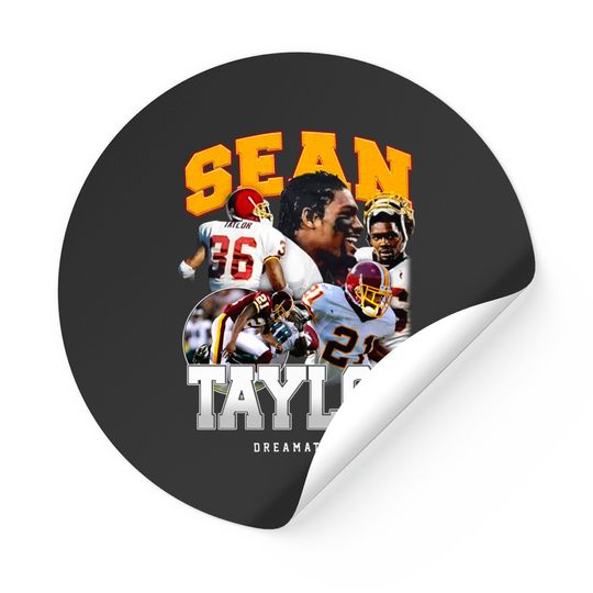Vintage Sean Taylor Stickers