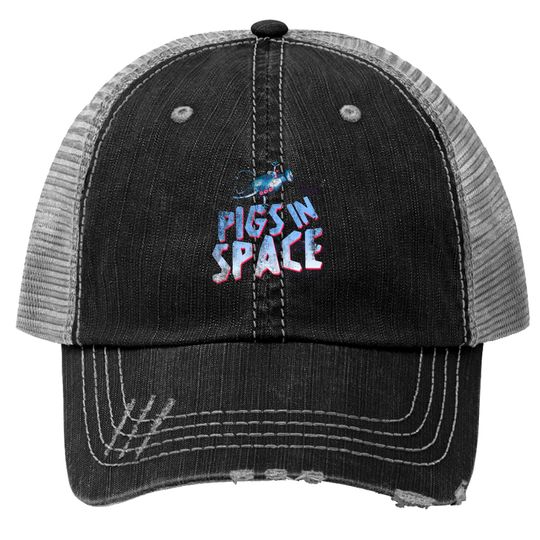 Pigs in Space, distressed - The Muppets - Trucker Hats